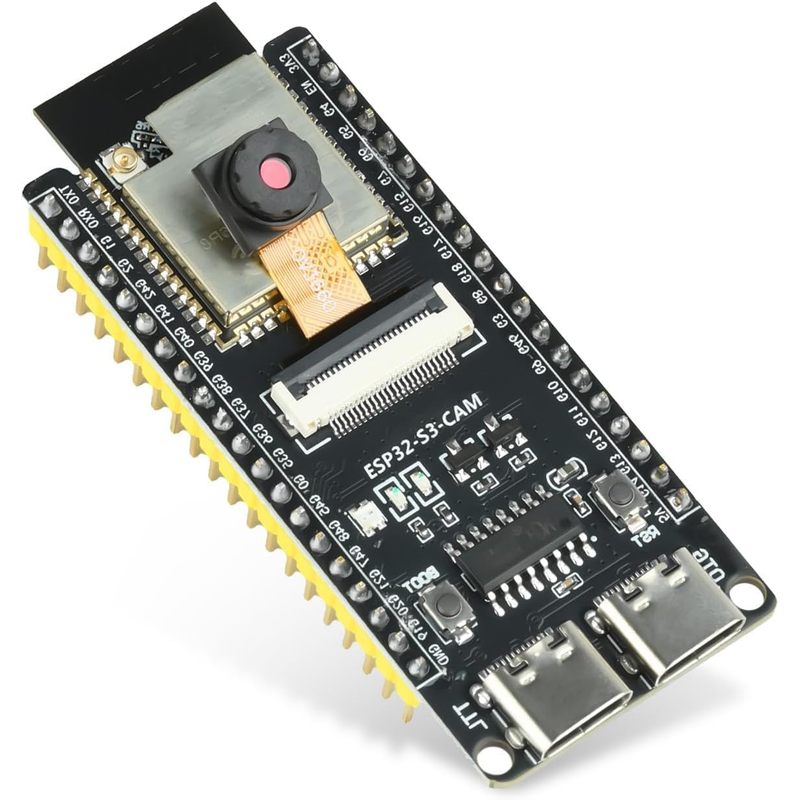 Esp32 Wifi Bluetooth Module - OV3660カメラ、N16R8モジュール、デュアルType-Cポート、Wi-FiおよびBluetooth対応のMCUを搭載したESP32-S3-CAMボード。IoT、DIY、AI開発に最適。