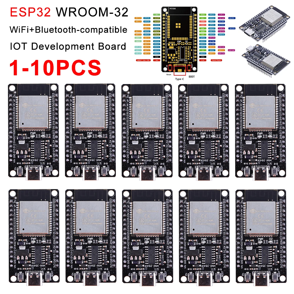 Esp32 Wifi Bluetooth Module - 1-10 個 ESP32 開発ボードワイヤレス WiFi Bluetooth