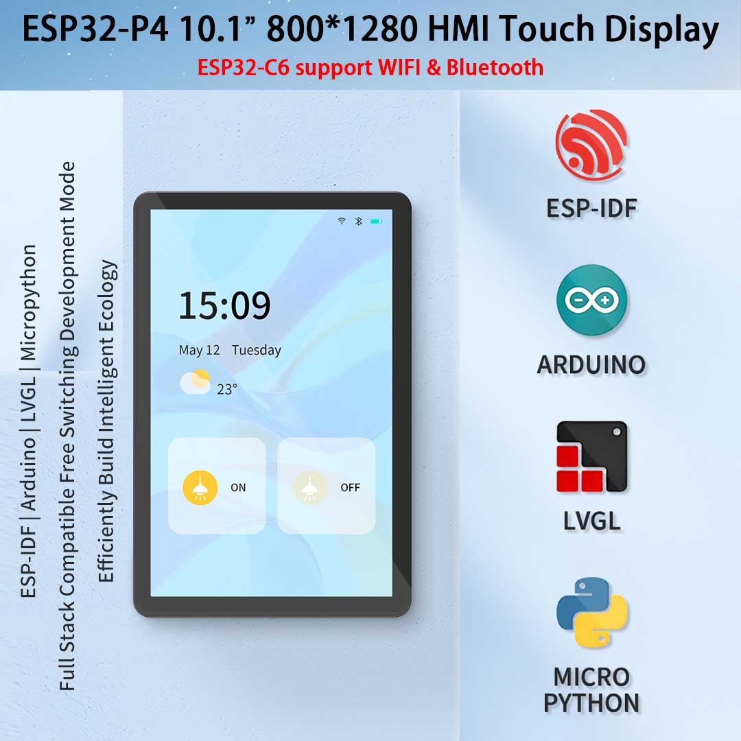 ESP32-P4 10.1 インチ 800*1280 IPS - Esp32 P4 のレビューと価格