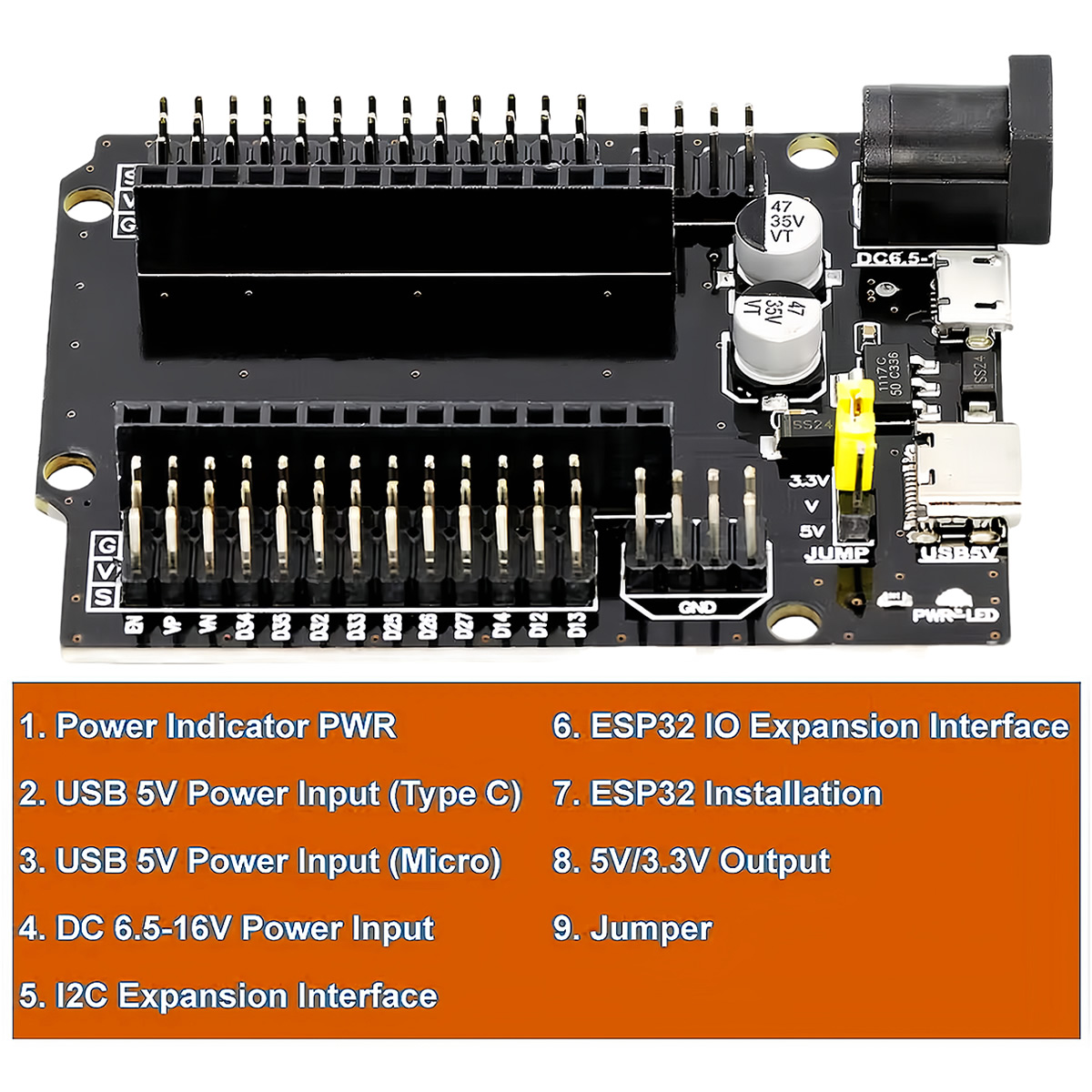 ESP32-WROOM-32 拡張開発ボード DEVKIT  - Esp32 Devkit のレビューと価格
