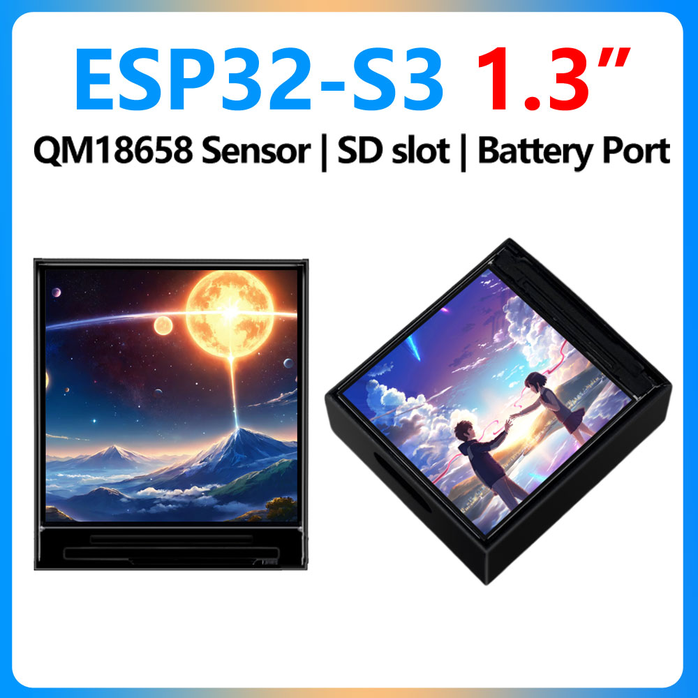 Waveshare ESP32-S3 1.3インチLCDミニ - Espressif Esp32 のレビューと価格