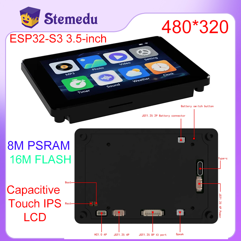 ミニESP32-S3静電容量式タッチipsモジュール,8m, - Espressif Esp32 のレビューと価格