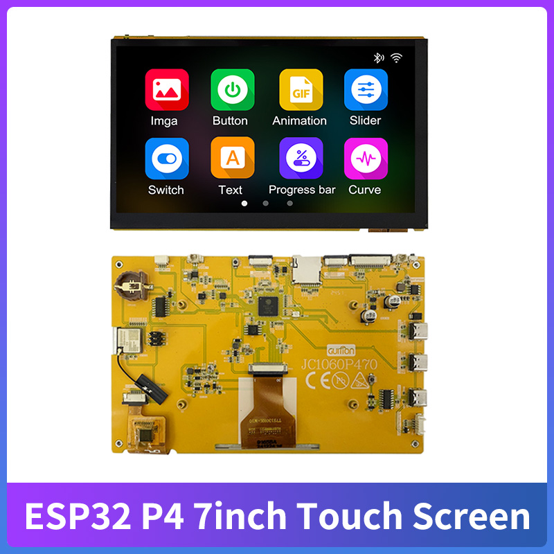 ESP32 P4 7 インチ LCD 開発ボード容量性タッチ - Esp32 C6 のレビューと価格