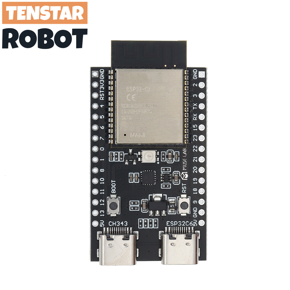 TENSTAR ESP32-C6 ESP32 WiFi+Bl - Esp32 H2 のレビューと価格