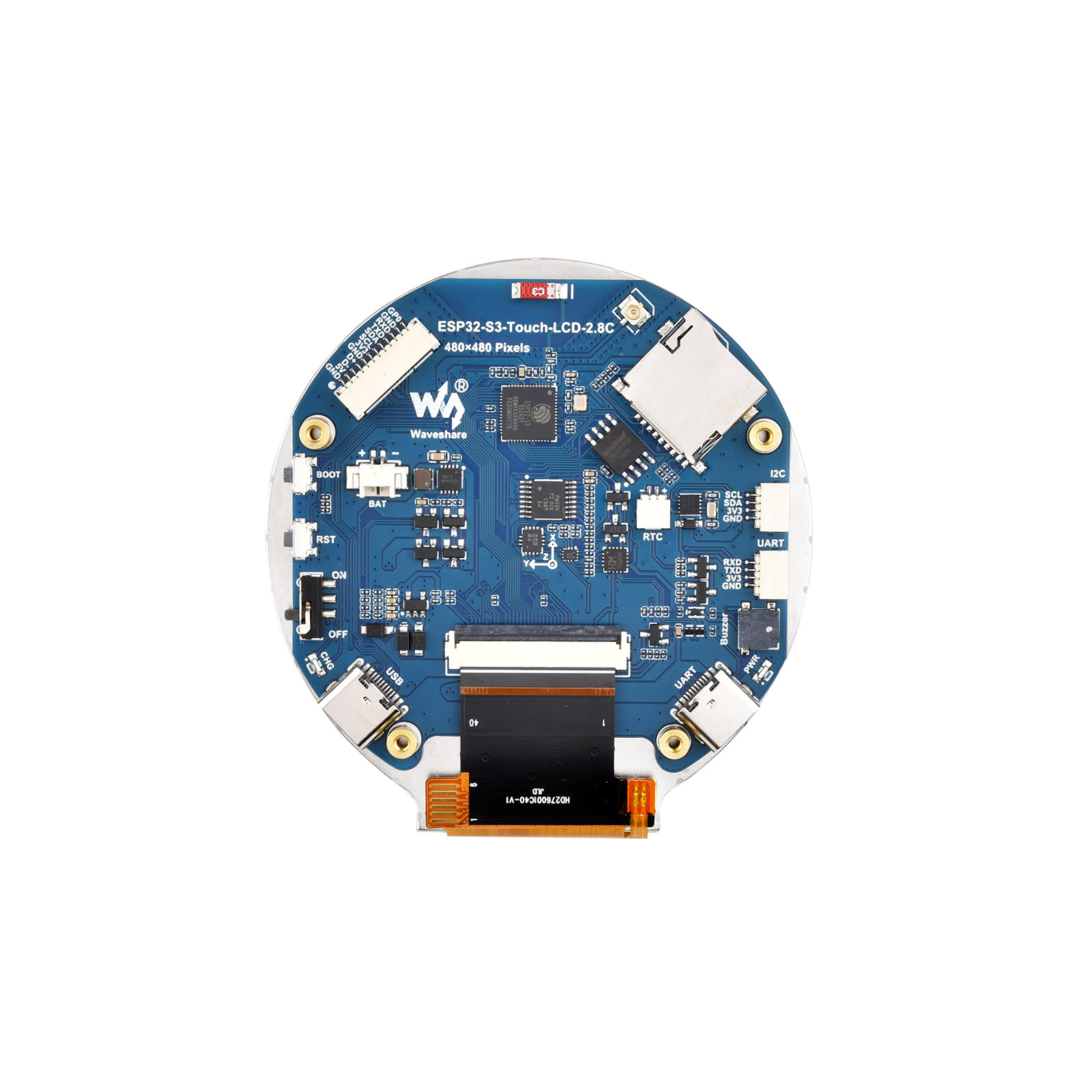 ESP32 ESP32-S3 2.8 インチ円形 LCD ス - Esp32 Development Board のレビューと価格