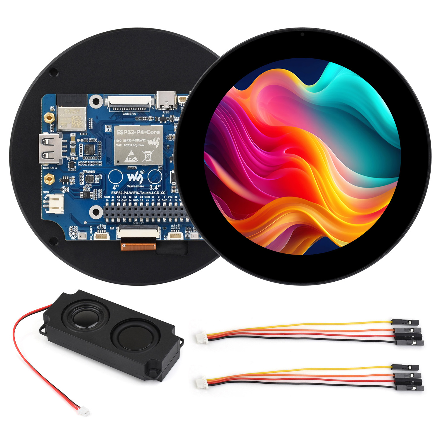 ESP32-P4 3.4/4 インチラウンドタッチディスプレ - Esp32 Uart Module のレビューと価格