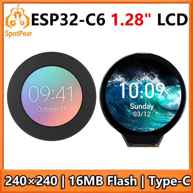 ESP32 C6開発ボード 1.28インチLCDディスプレイ - Esp32 C6 のレビューと価格