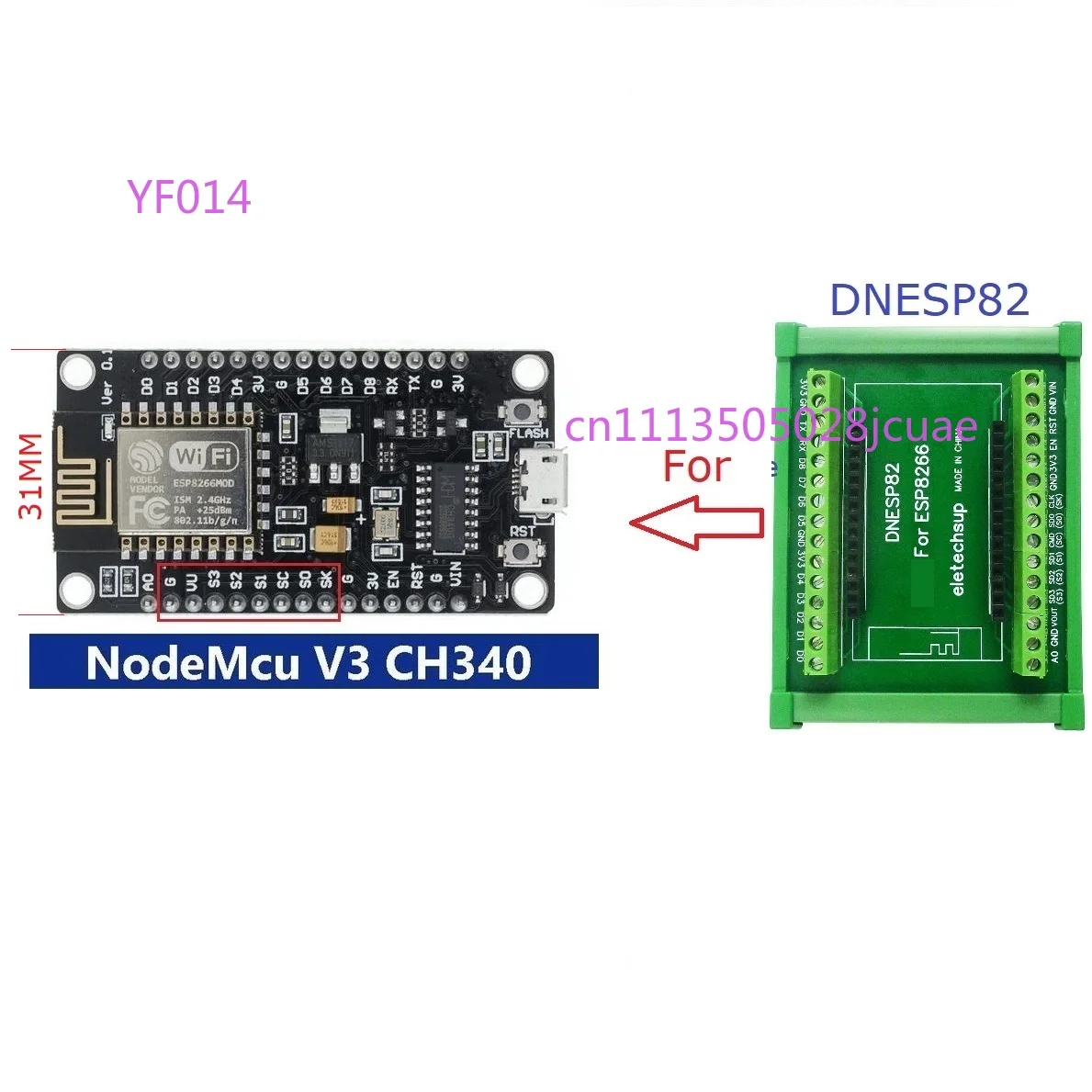 ESP8266 NodeMcu WiFiモジュール Ardu - Esp8266 のレビューと価格